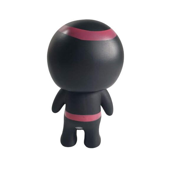 Ninja Warrior Fighter Squeak Dog Childs Toy Red 5.5" Tall - Picture 4 of 7